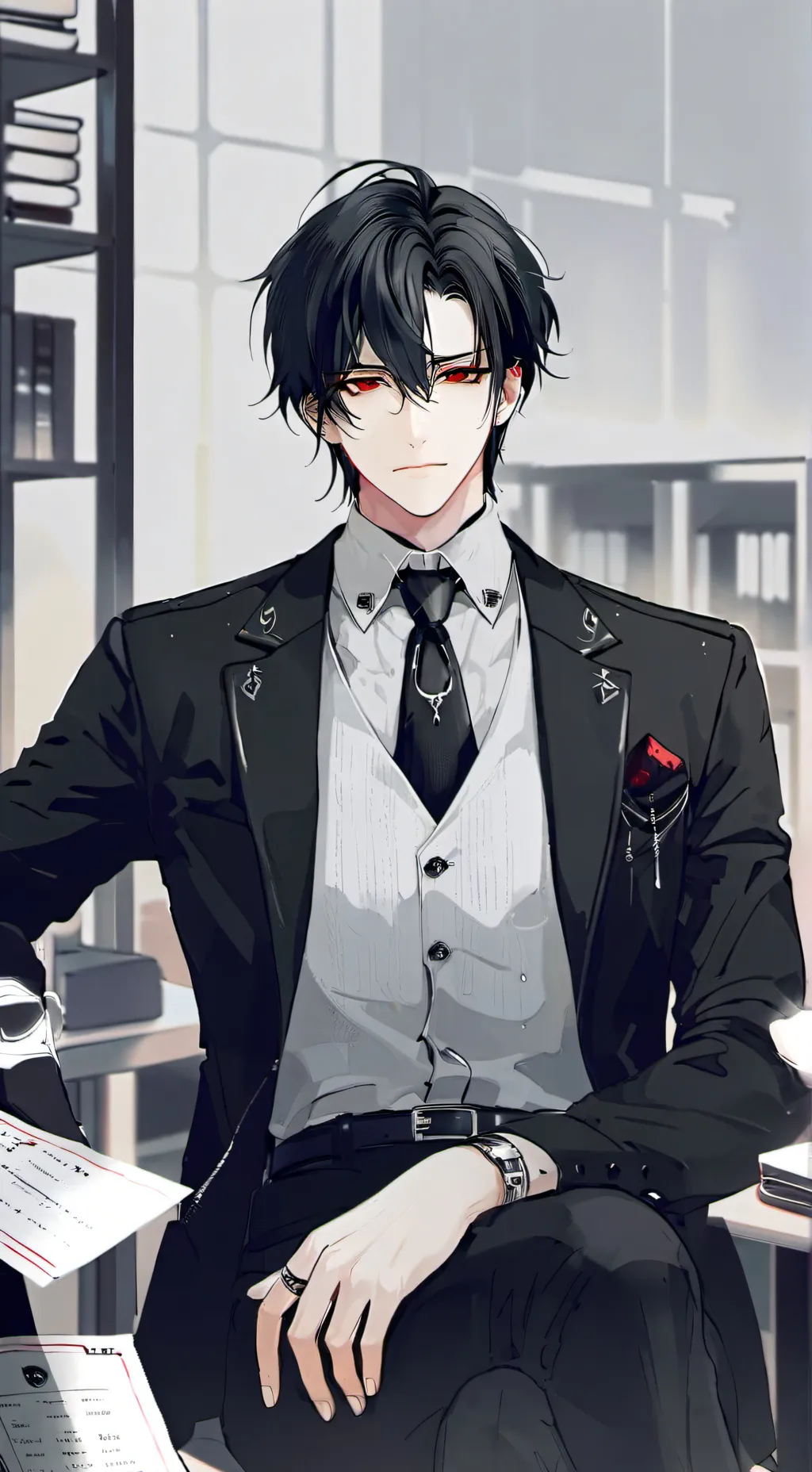ai character: Oni Hayashi background