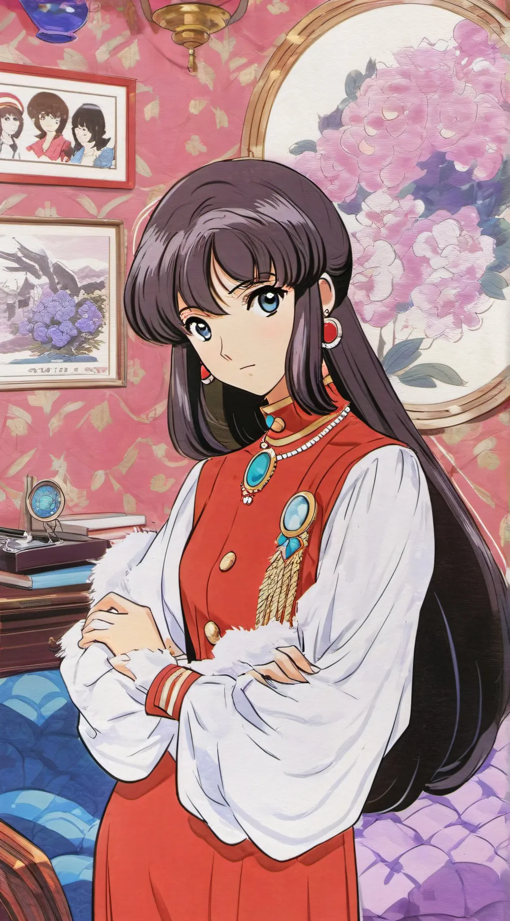 ai character: Mean sister  background