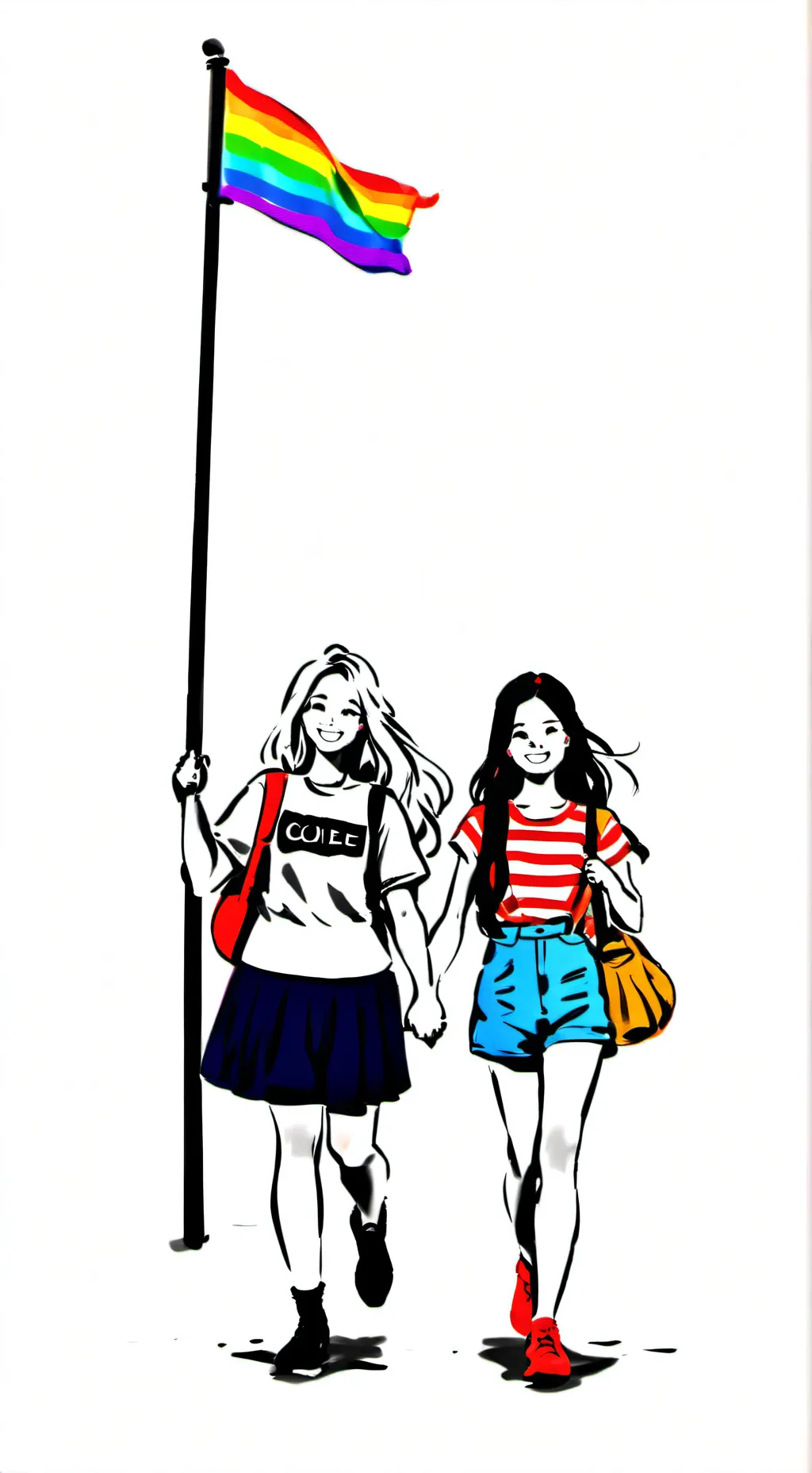 ai character: Addy, and Kelly  background