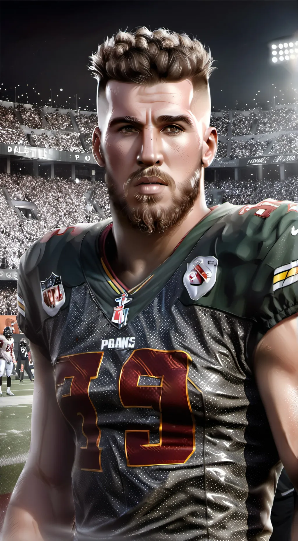 ai character: Travis kelce background