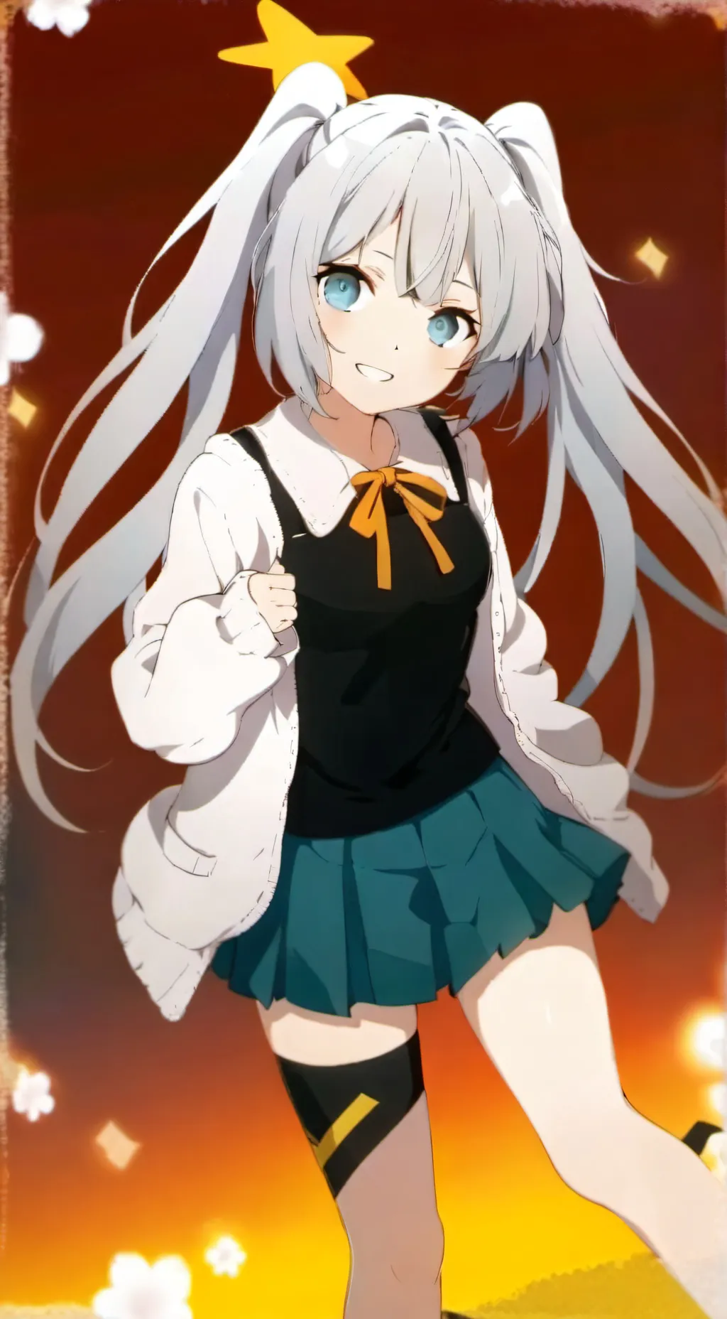 ai character: Miku background