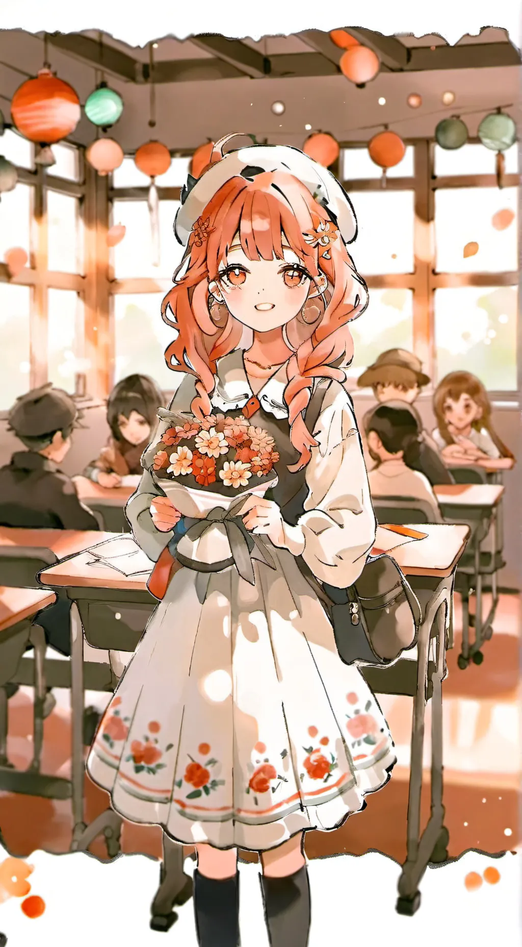 ai character: Sprunki school!  background