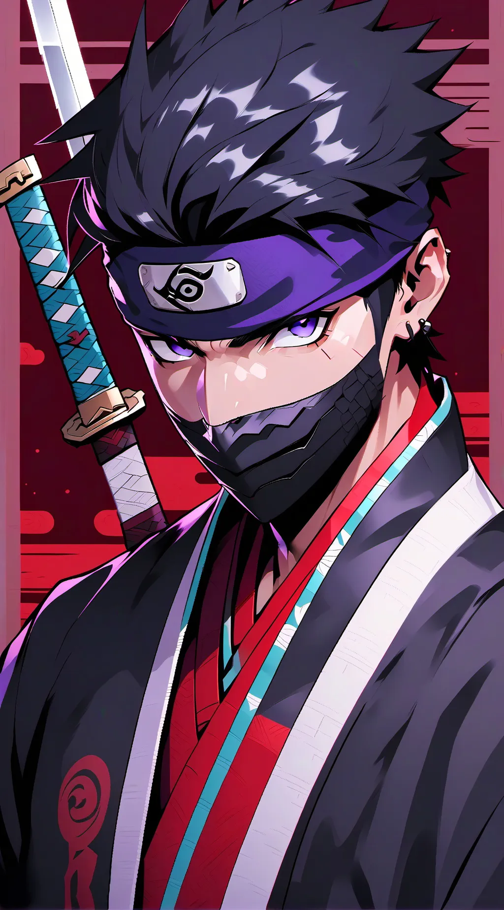 ai character: MHA NINJA!!!! background
