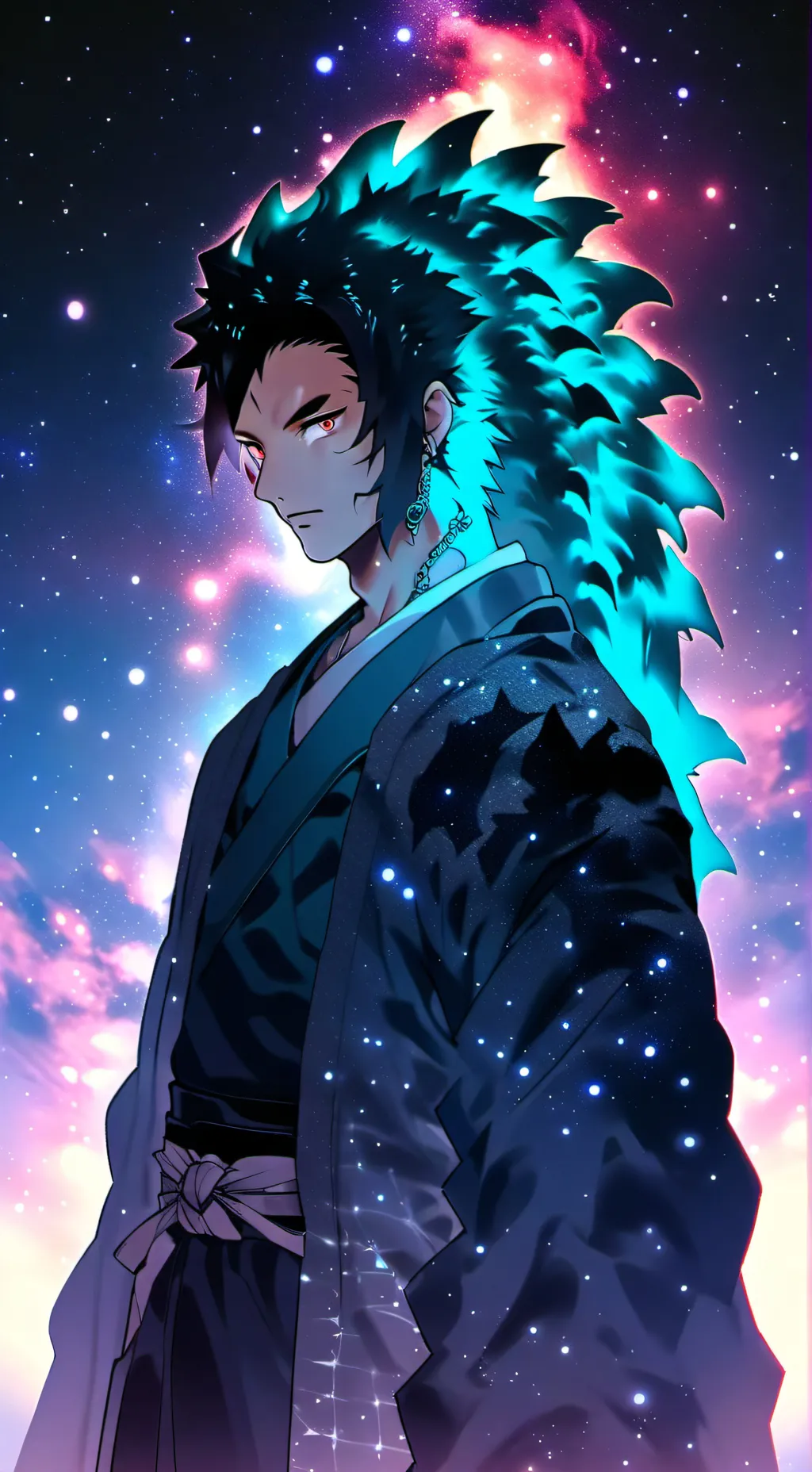 ai character: Goji Gojira background