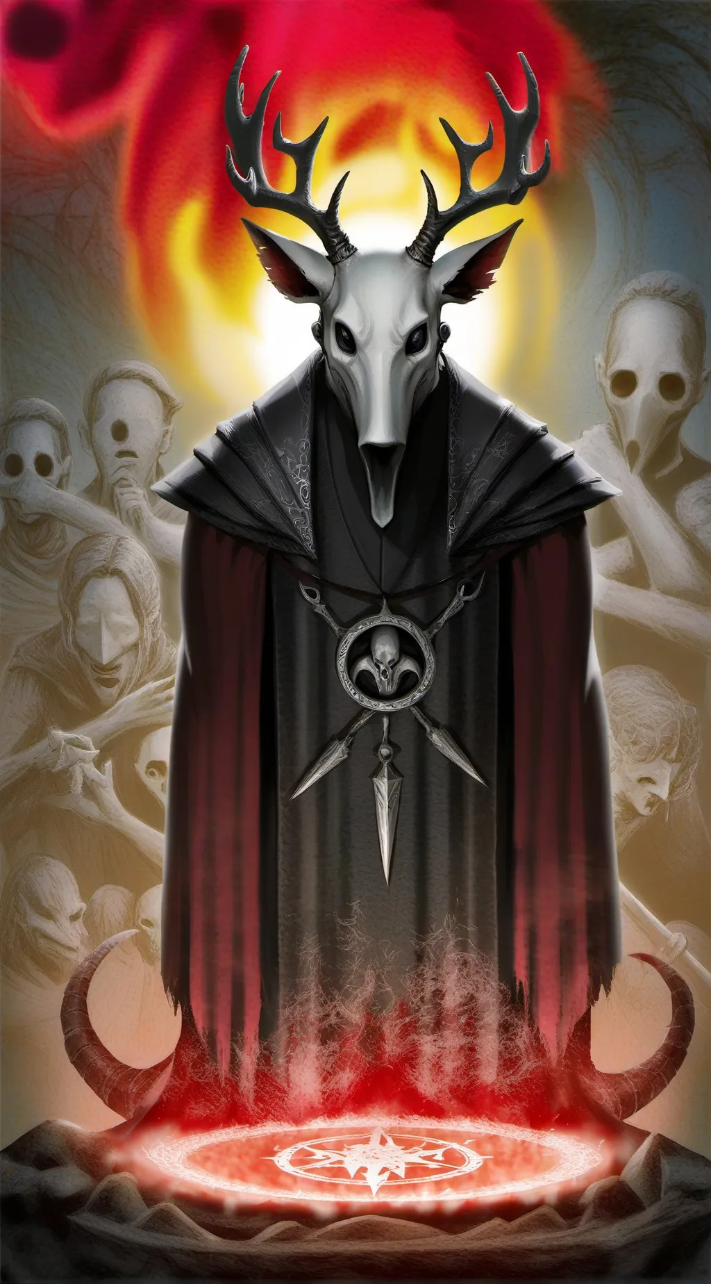 ai character:  cult of deers background