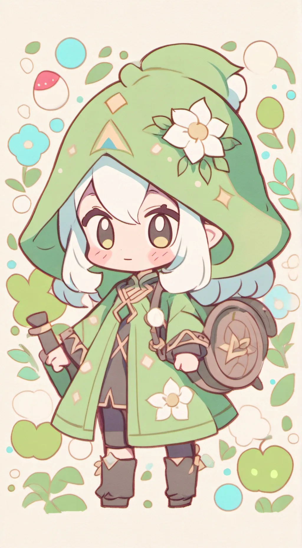 ai character: sprout loves astro background