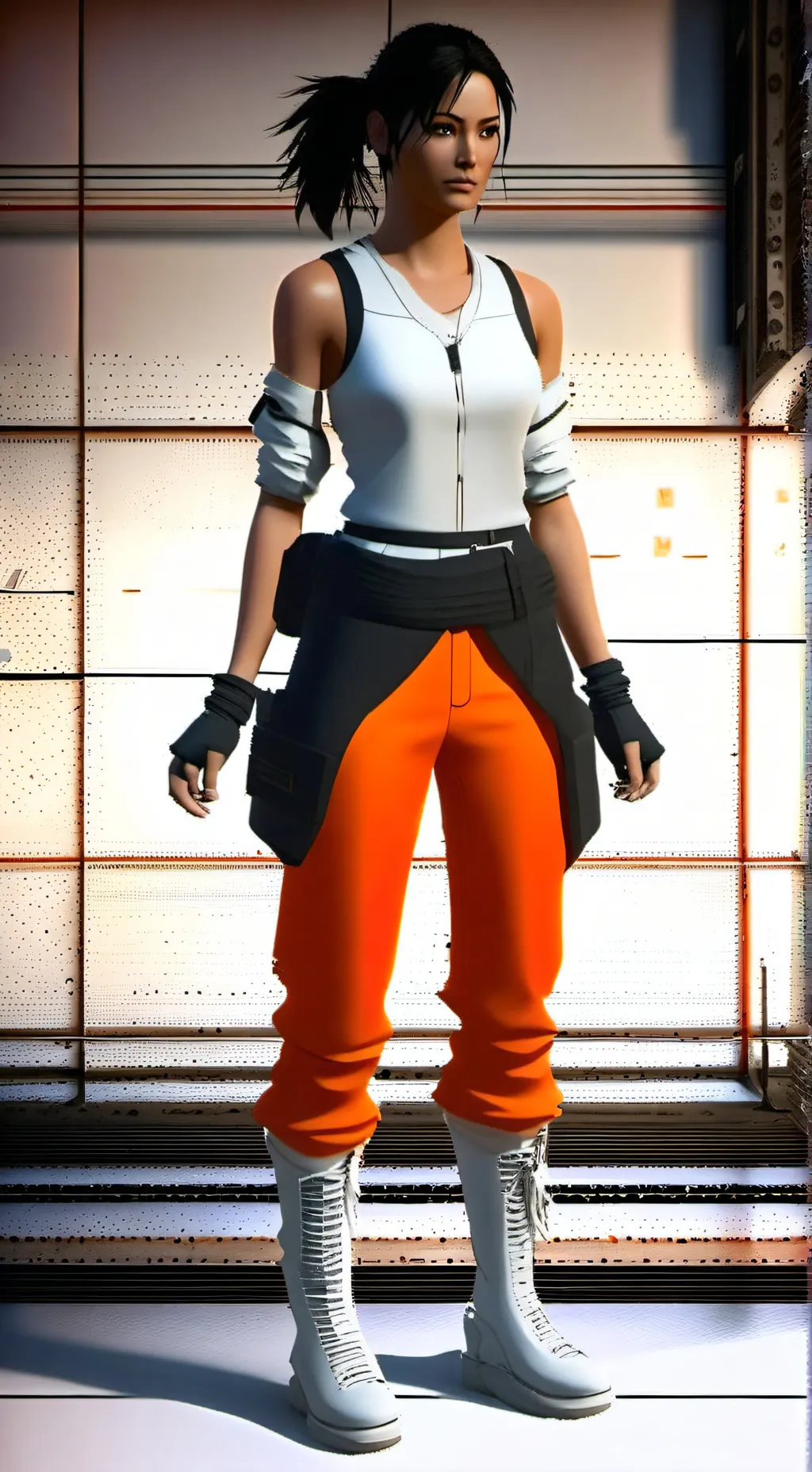 ai character: Chell background
