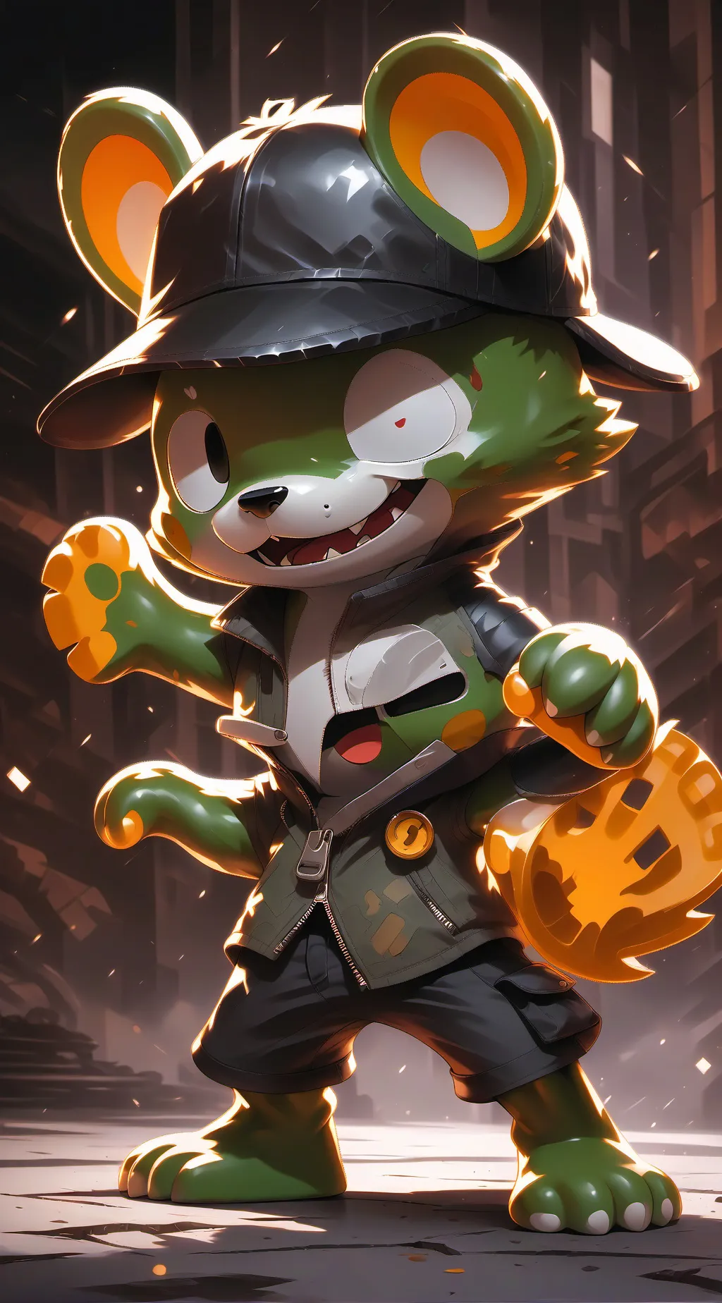 ai character: Flippy background