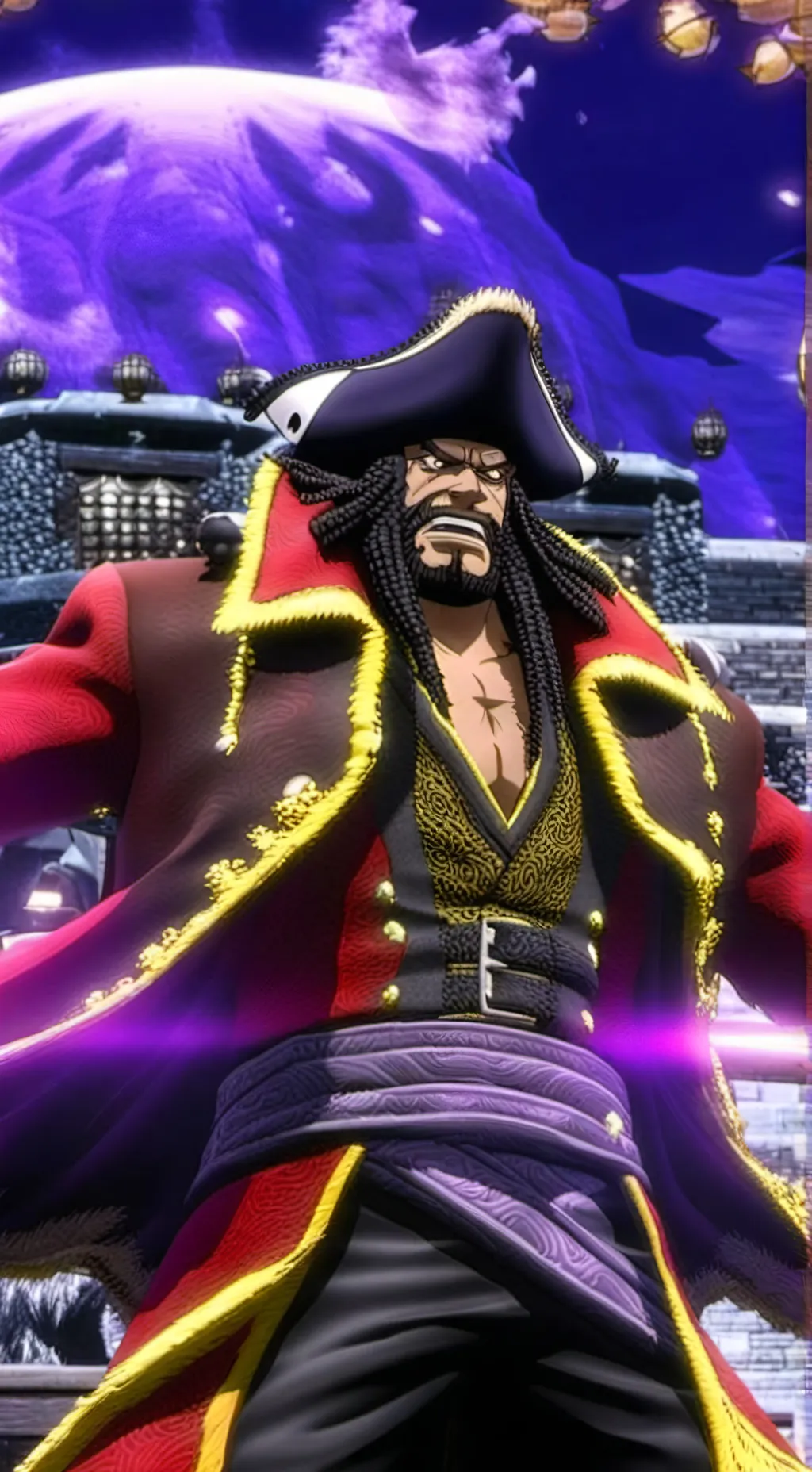 ai character: Black beard/Crew background