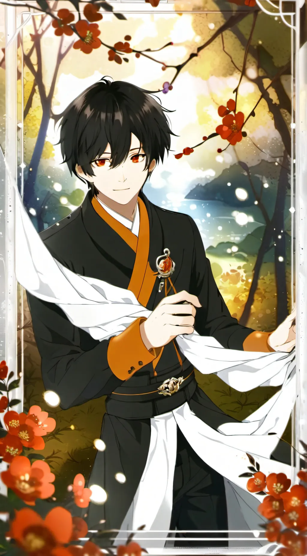 ai character: Enzo (your gf……) background