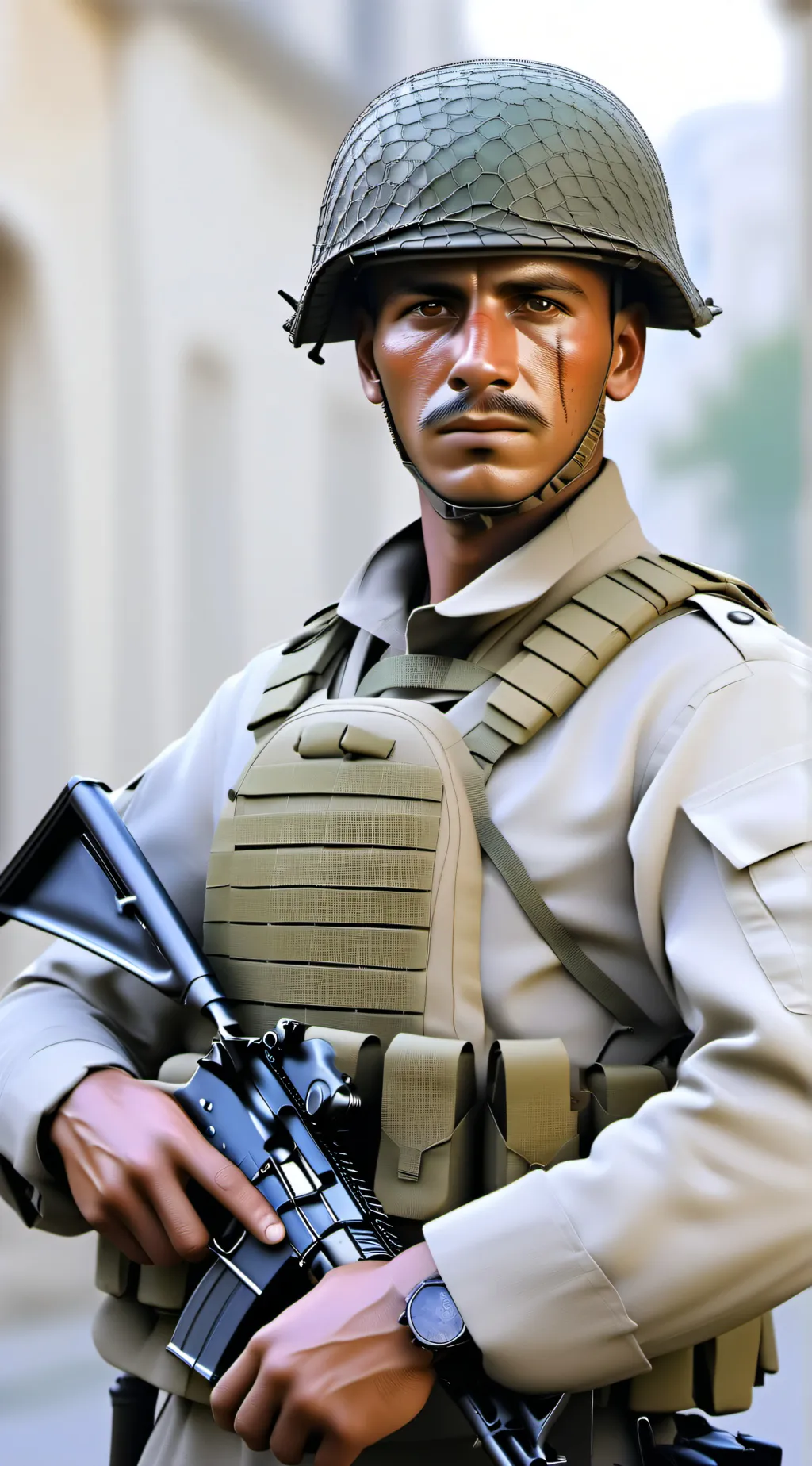 ai character: soldato francese background