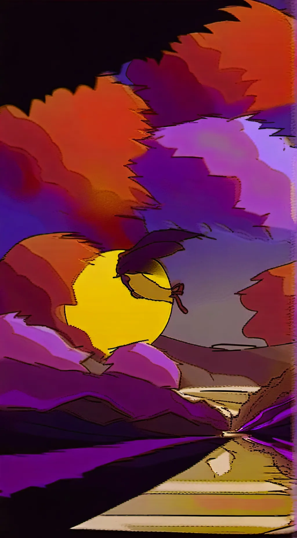 ai character: ~Hawks × Dabi~ background
