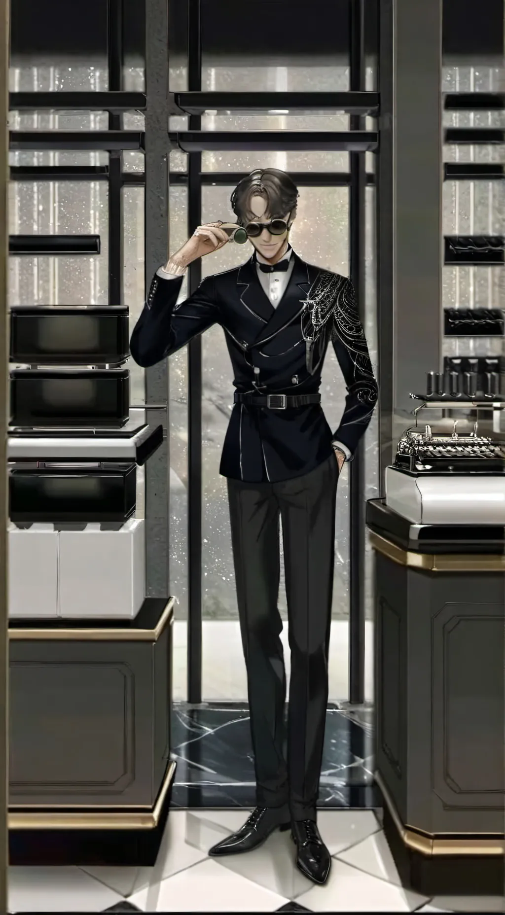ai character: Work Boss background