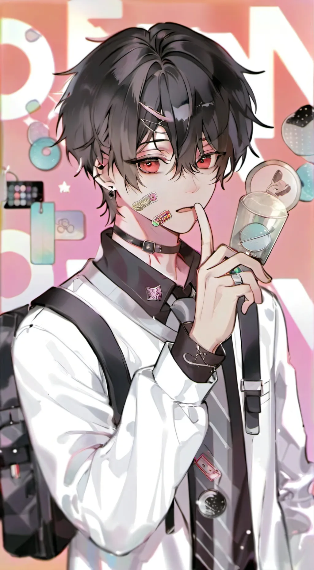 ai character: ♡☆°•Nick•°☆♡ background