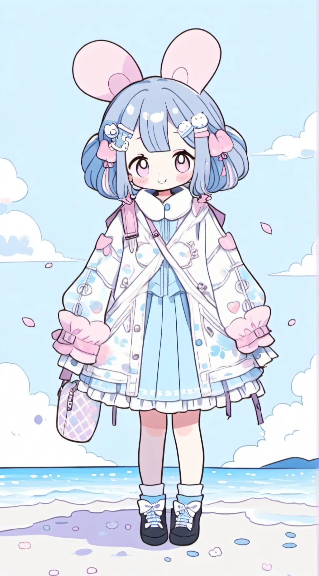 ai character: Zoom meeting  background