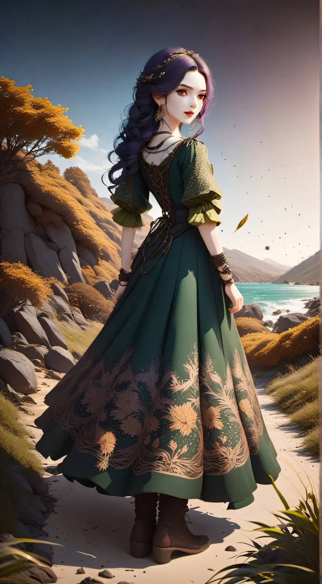 ai character: Tangled + Marvel background