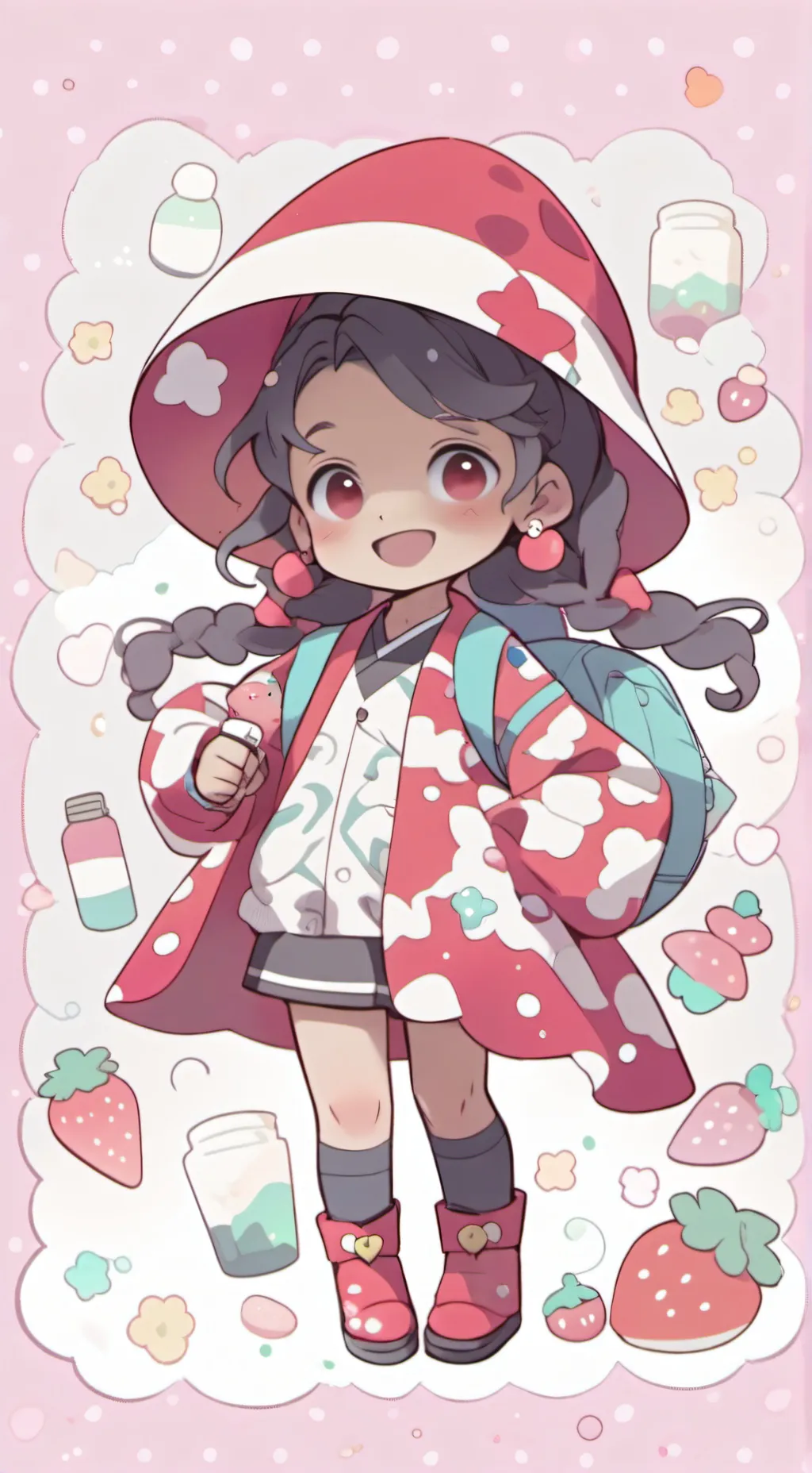ai character: luna background