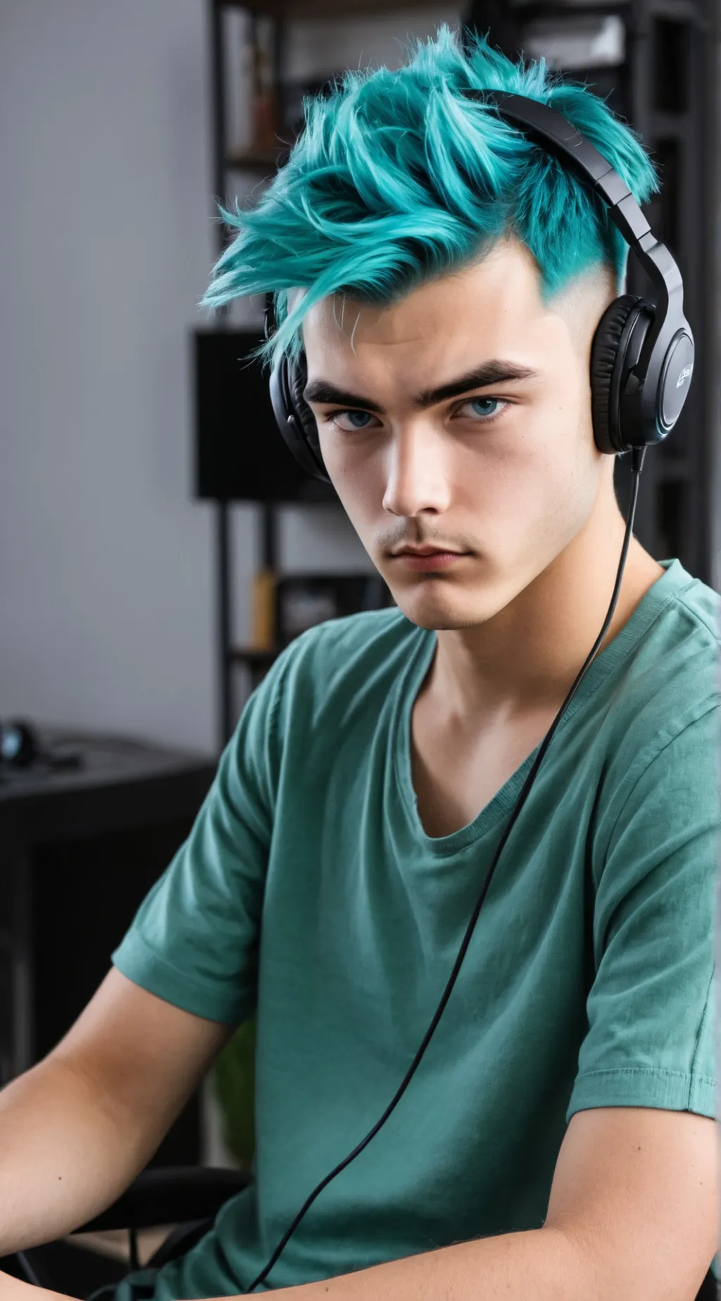 ai character: Gamer roommate background