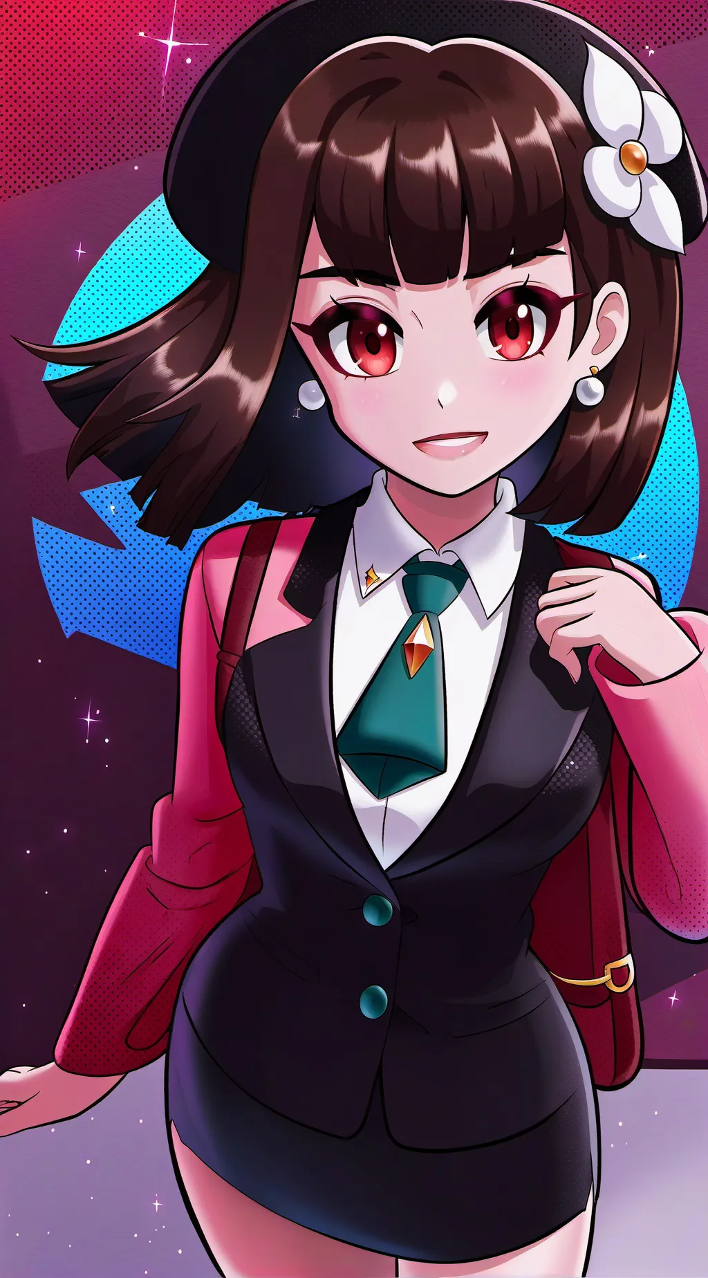 ai character: Selena  background