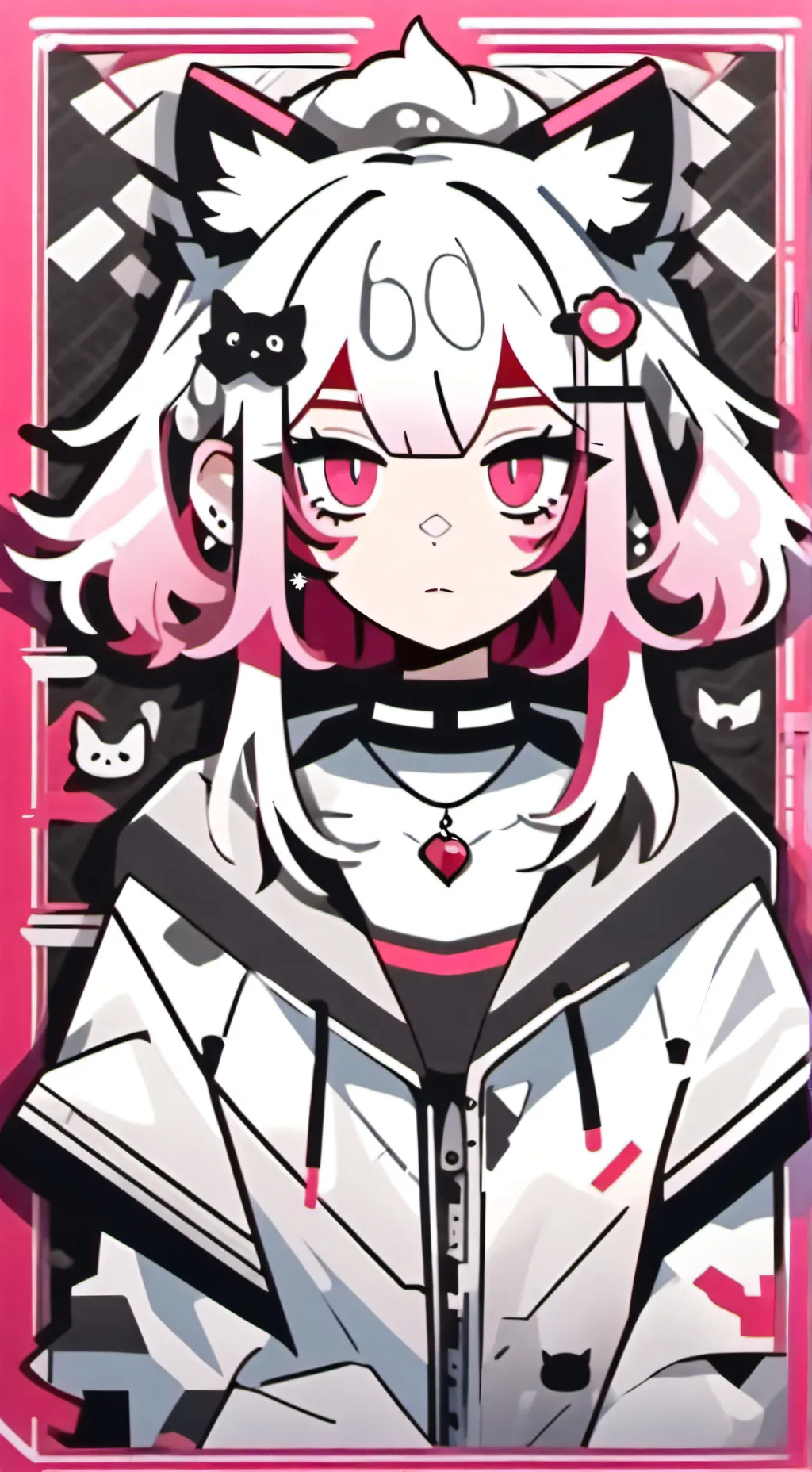 ai character: Uwu CAT BOy background