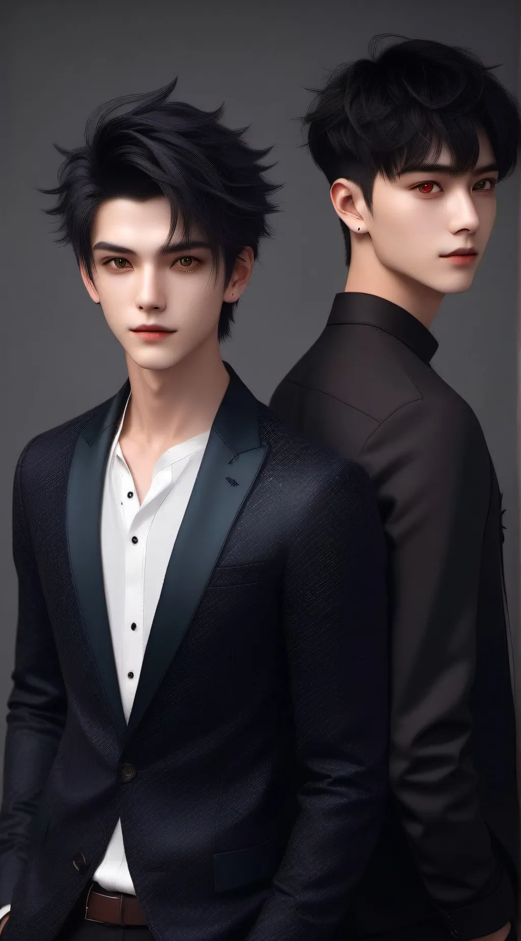 ai character: Jay and Justin background