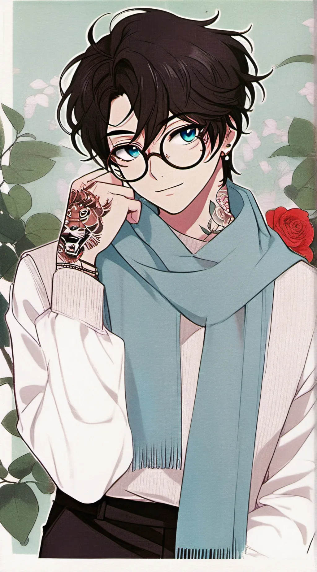 ai character: Aiden  background