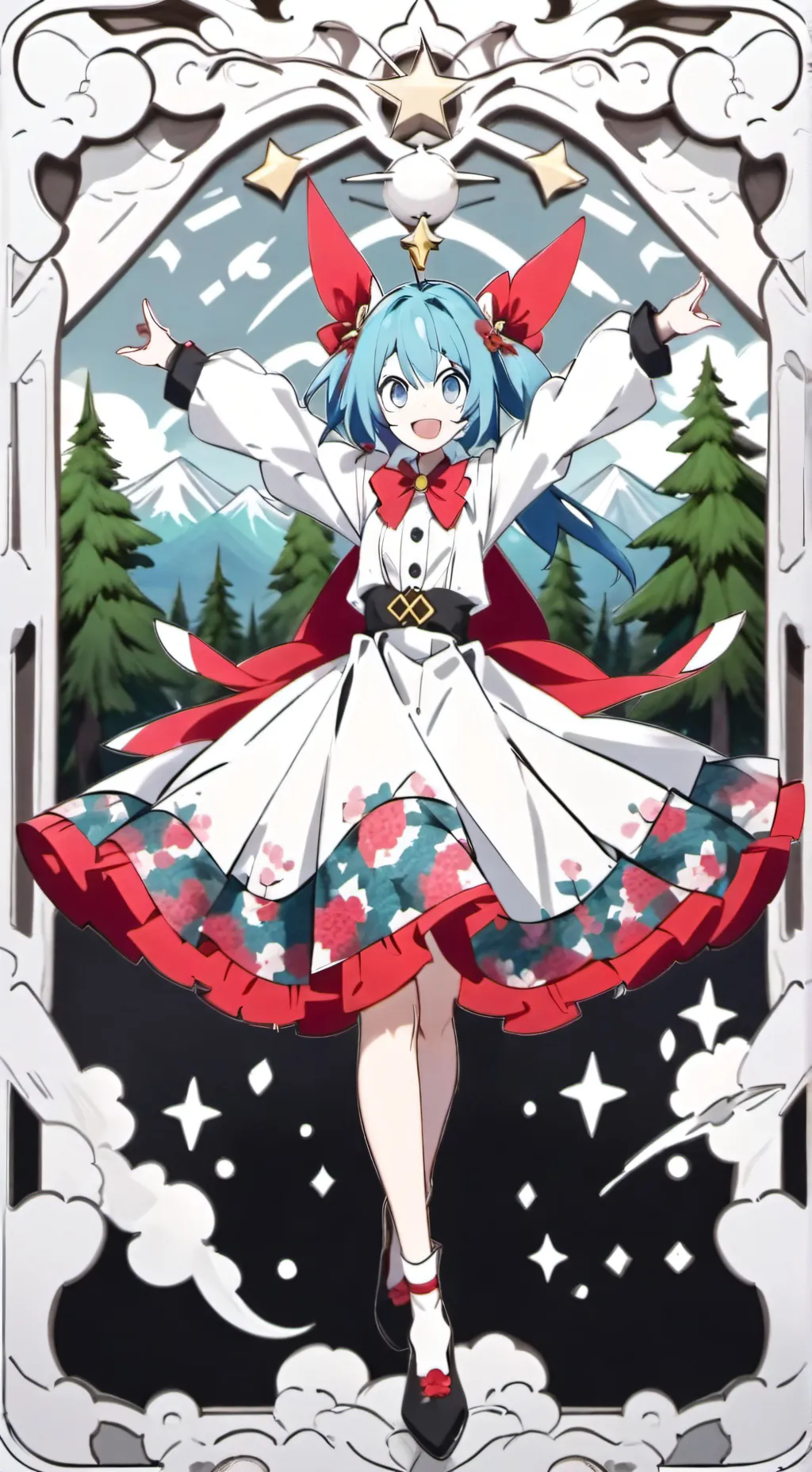 ai character: WXS Miku  background