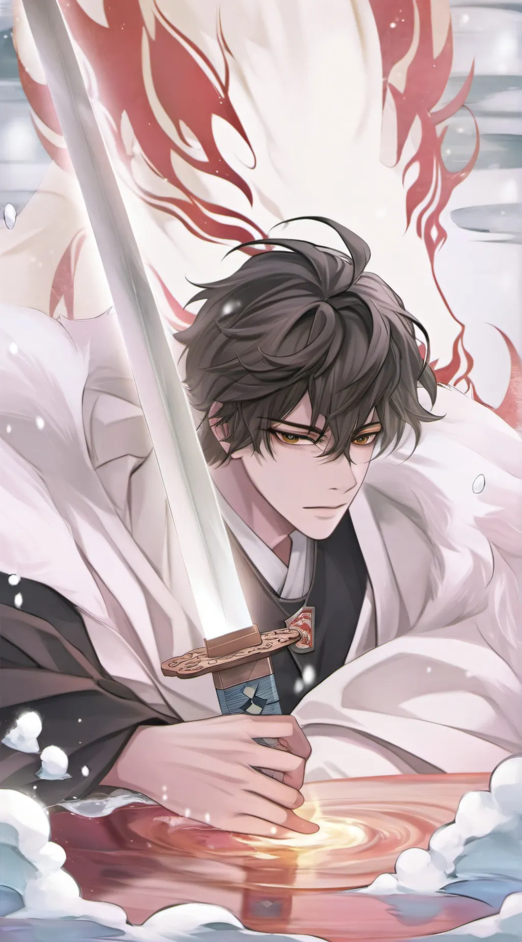 ai character: Demon slayers  background