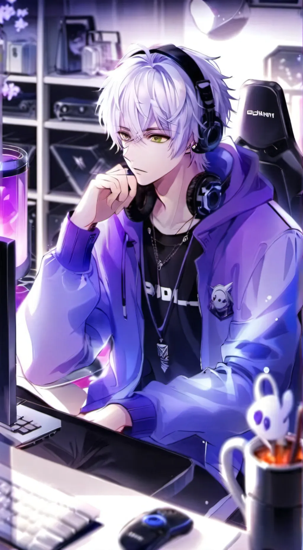 ai character: Alexander  background