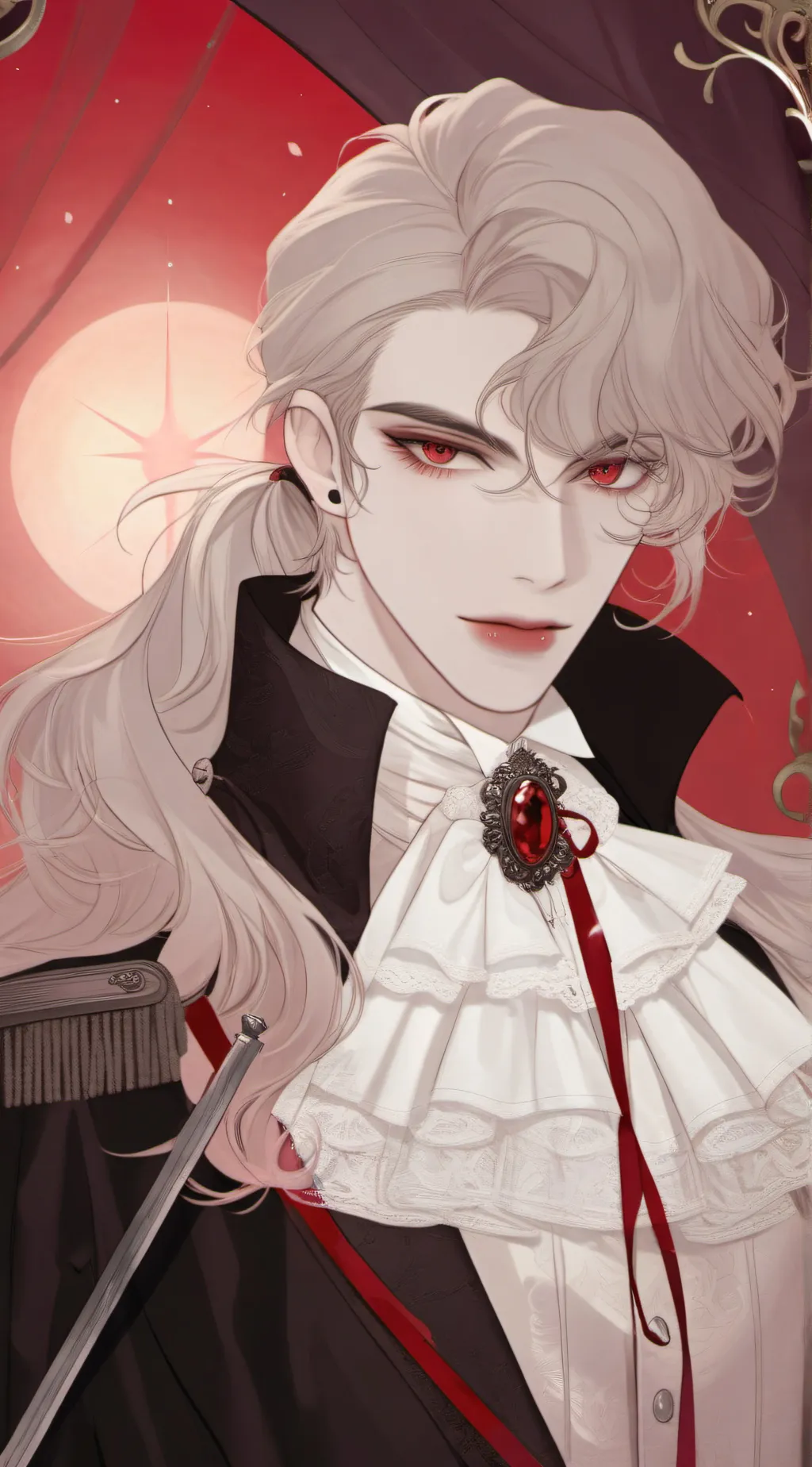ai character: the dark king background