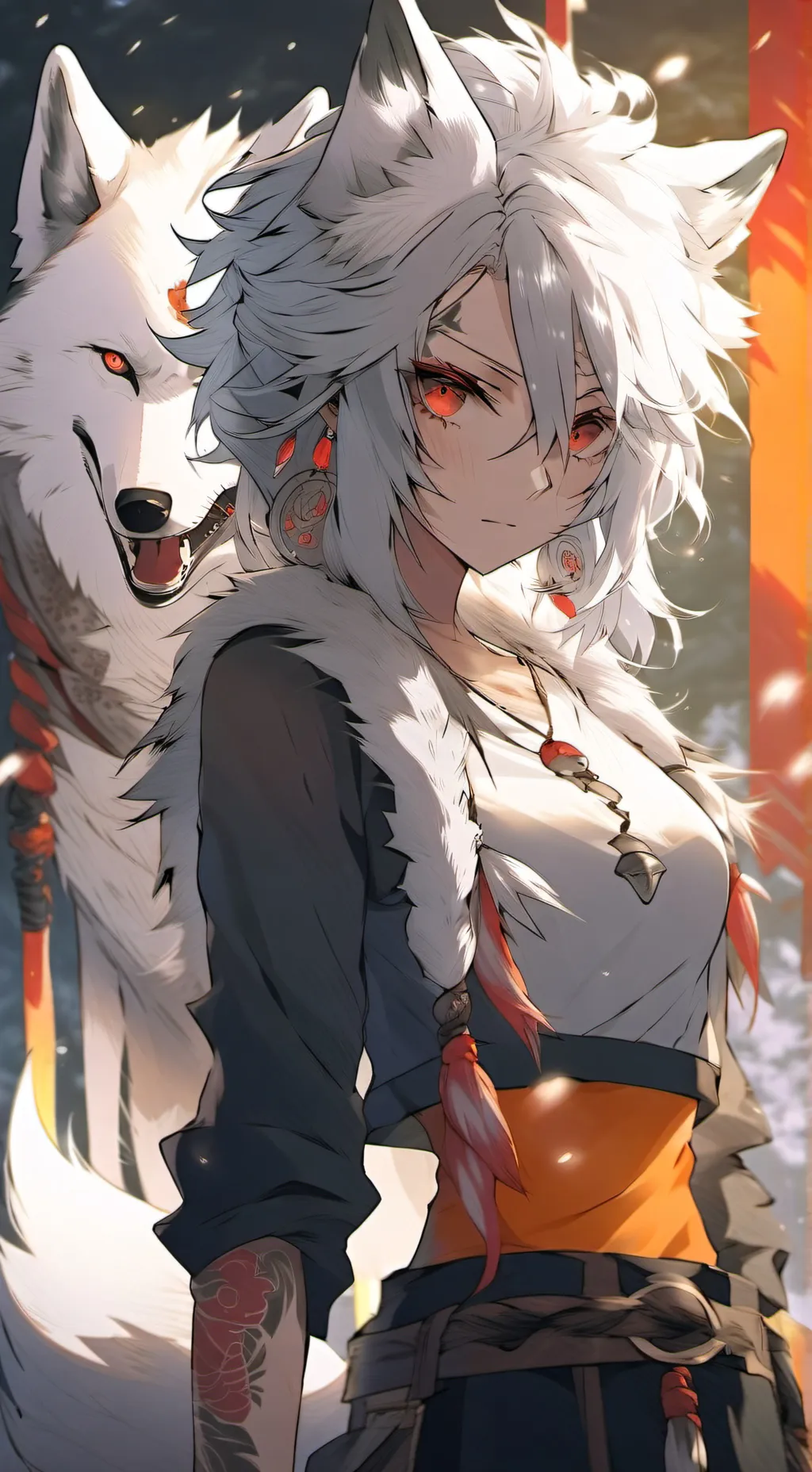 ai character: Elle (sister) background