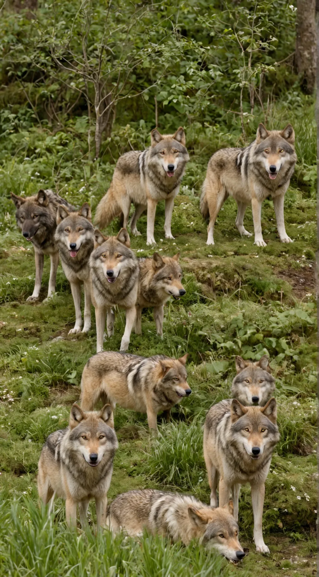 ai character: Wolf Island background