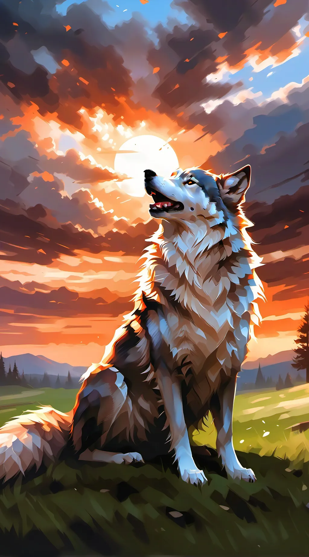 ai character: Mythical legends background