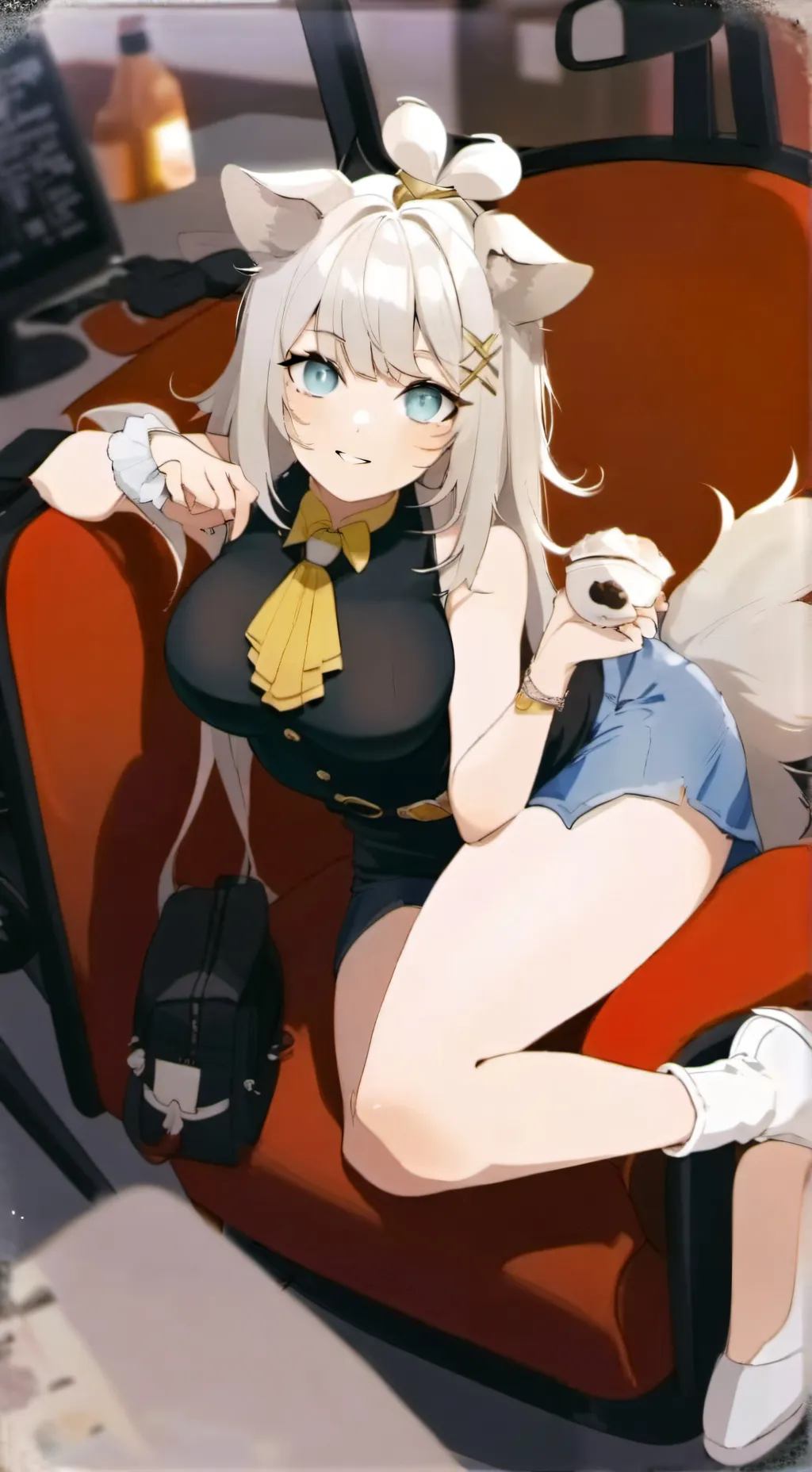 ai character: Roxxie  background