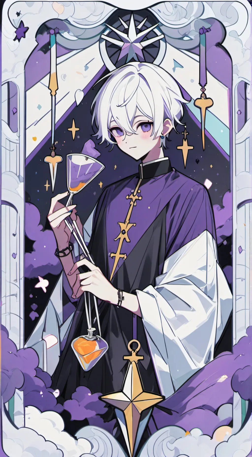 ai character: Emo guy background