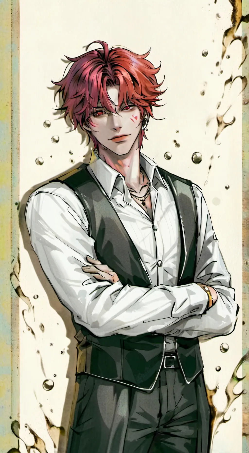 ai character: Valentino  background
