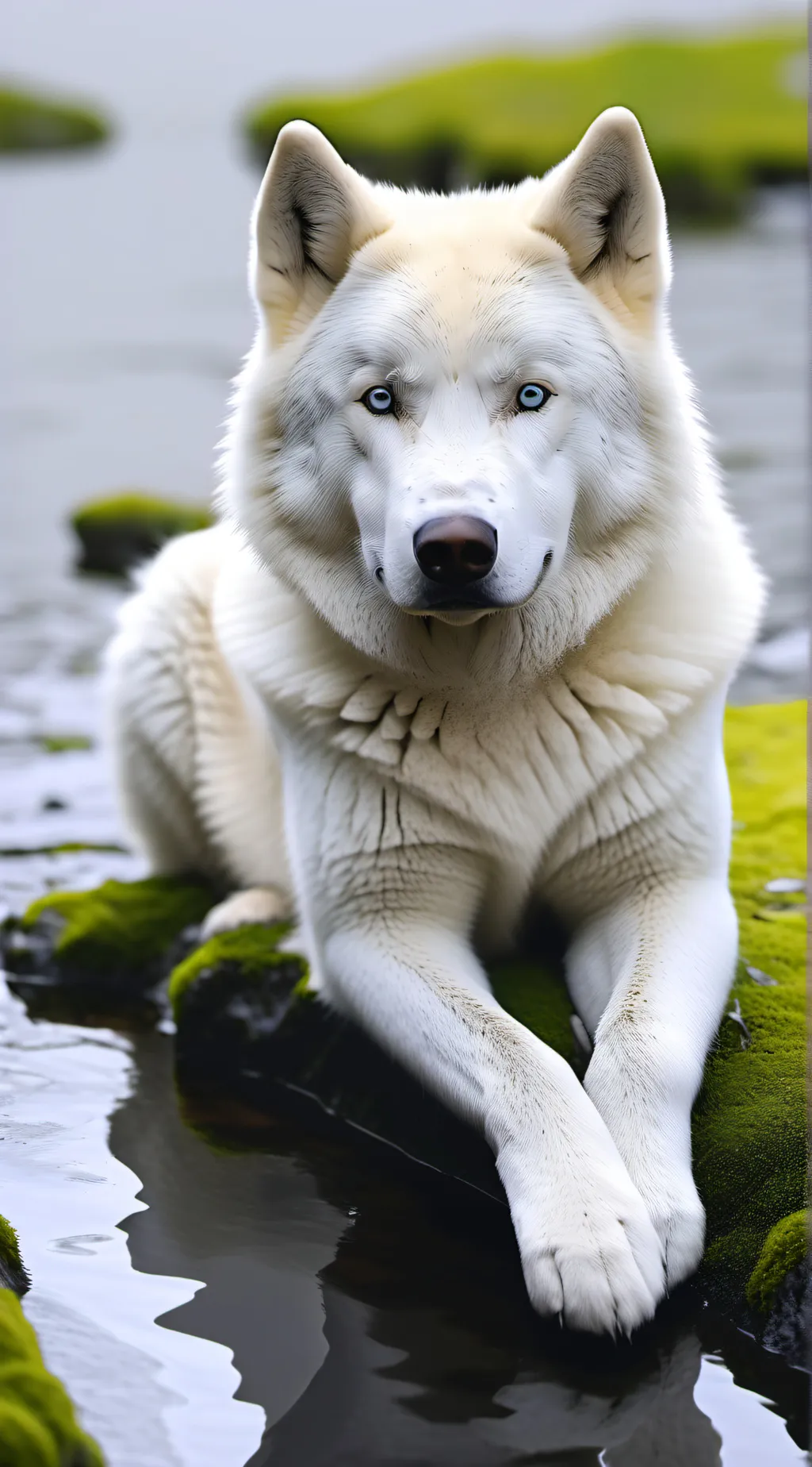 ai character: smiling critters background