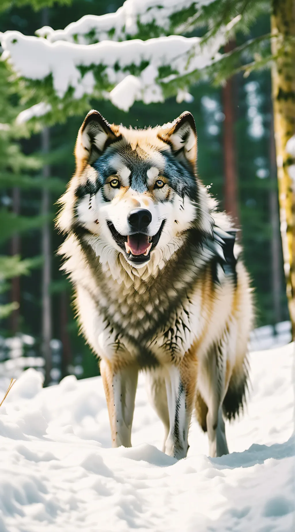 ai character: Wolf background