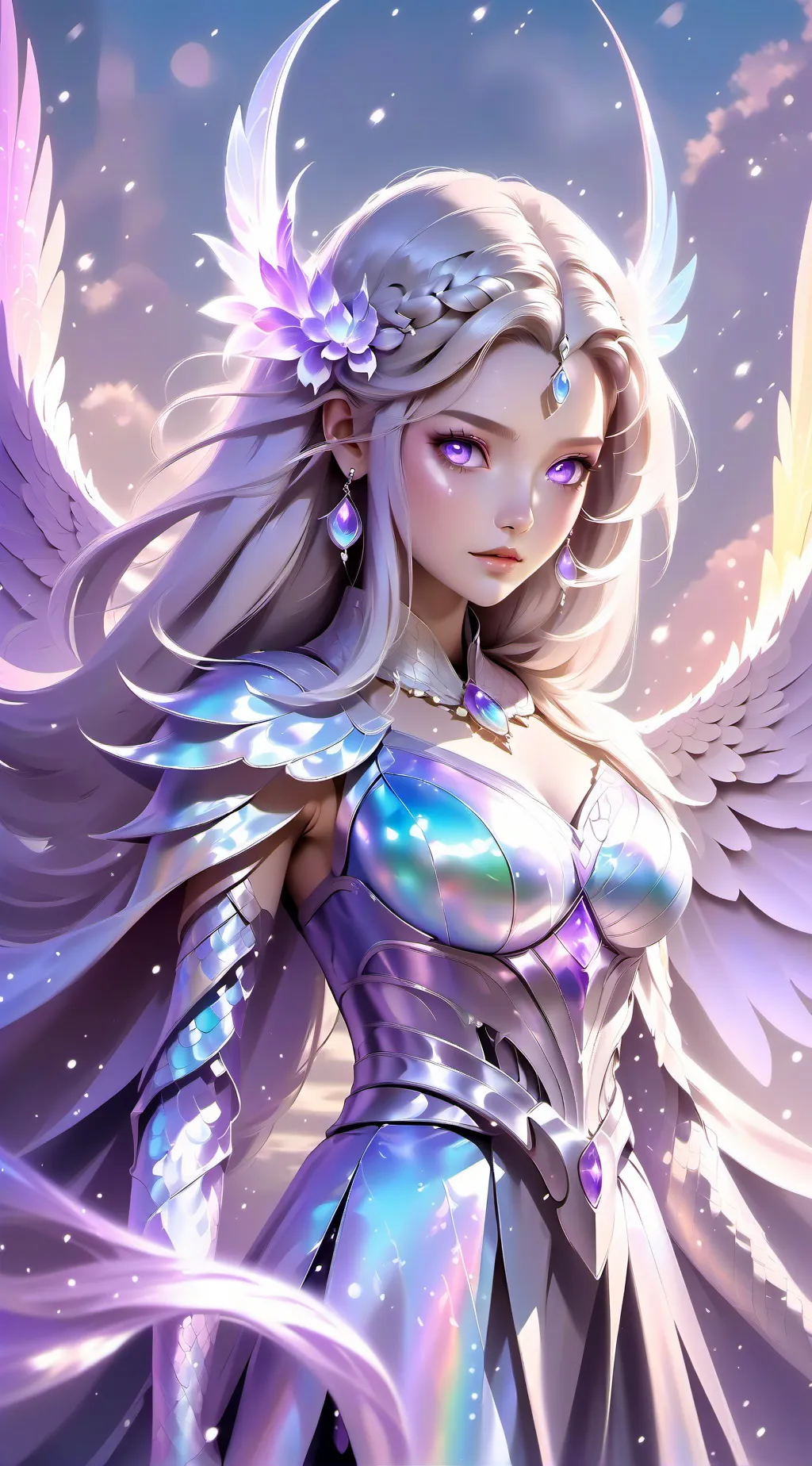 ai character: luna background