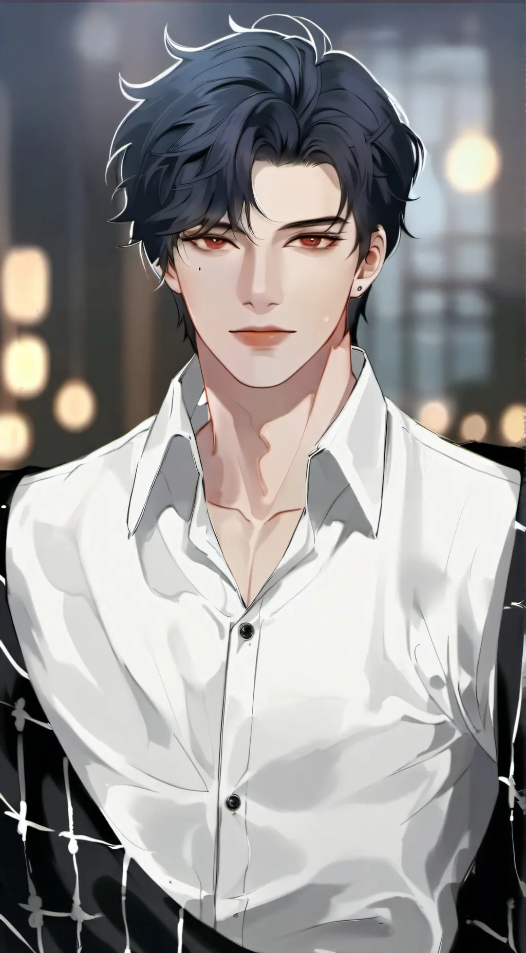 ai character: Ezra  background