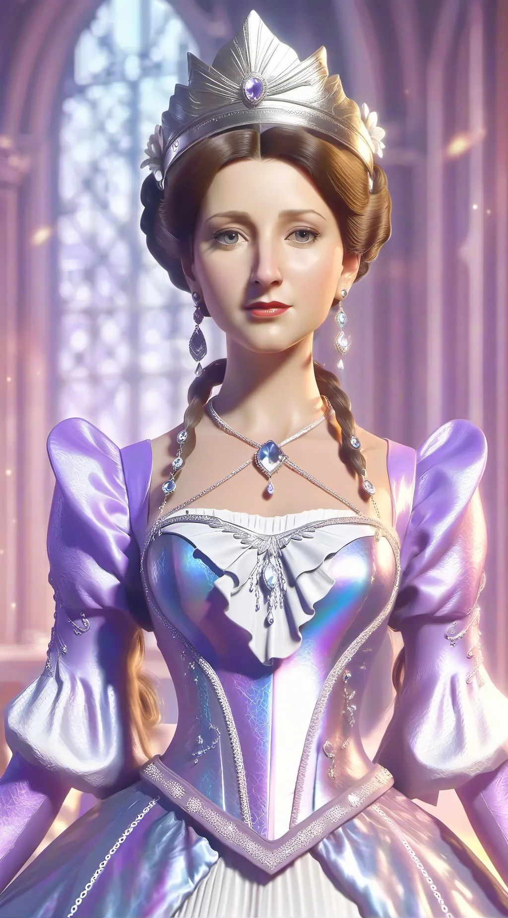 ai character: Queen Indie background