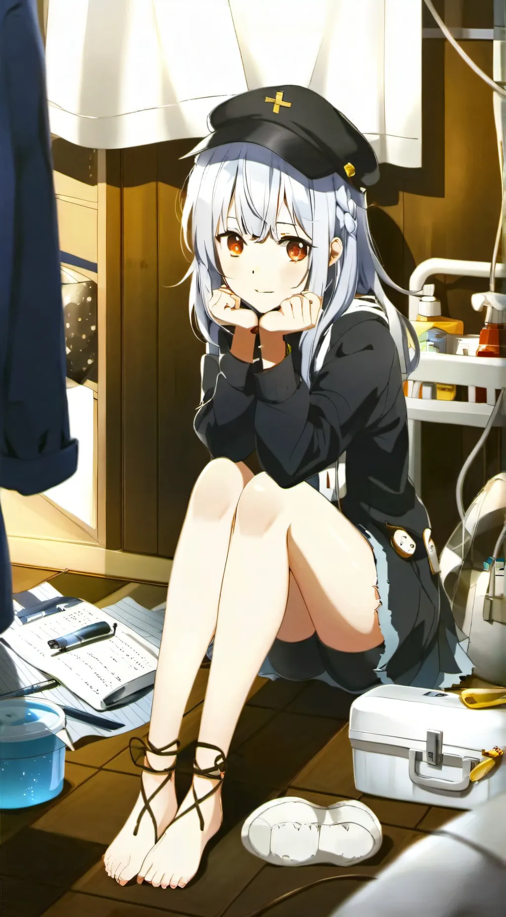 ai character: ella background