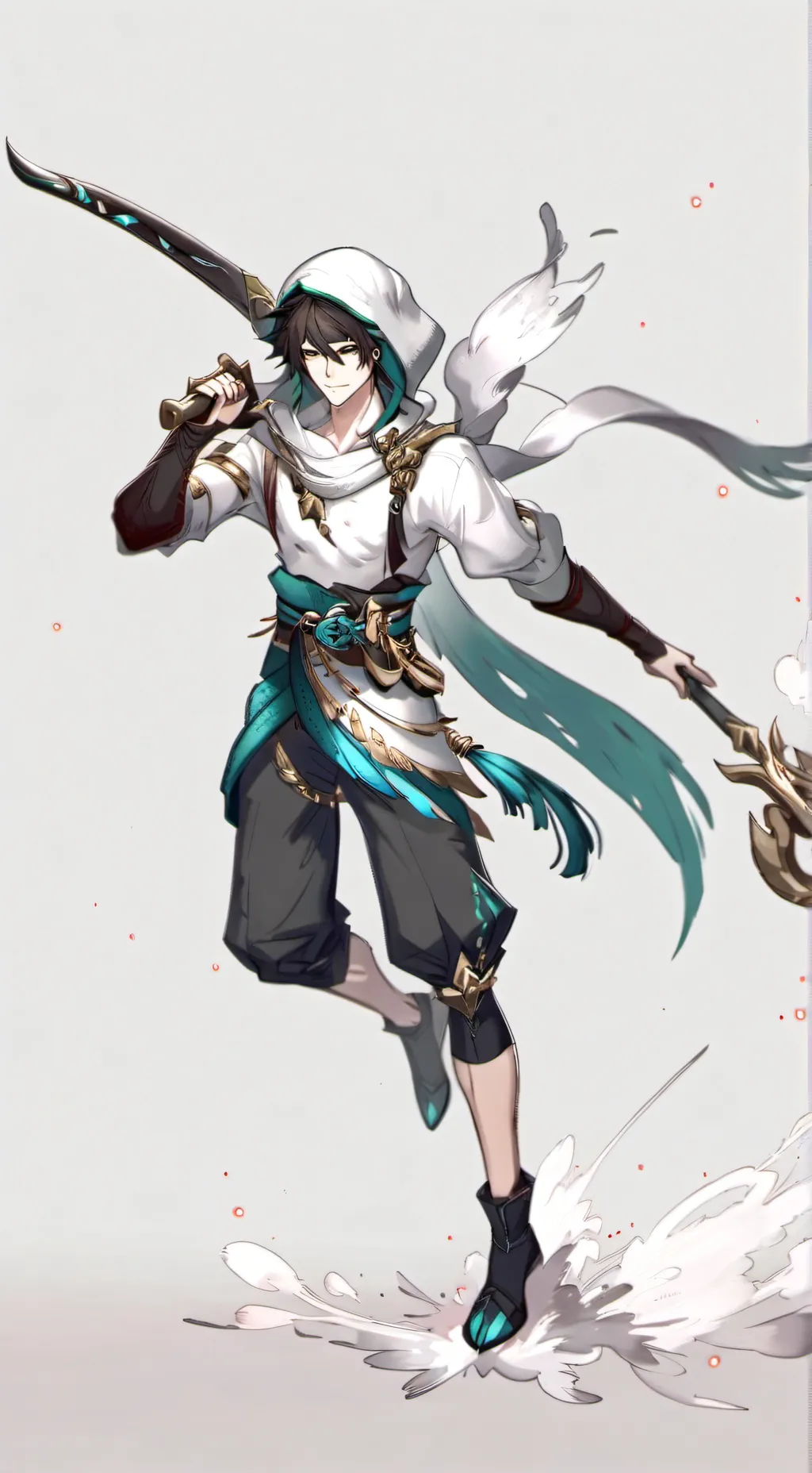 ai character: Dan heng  background