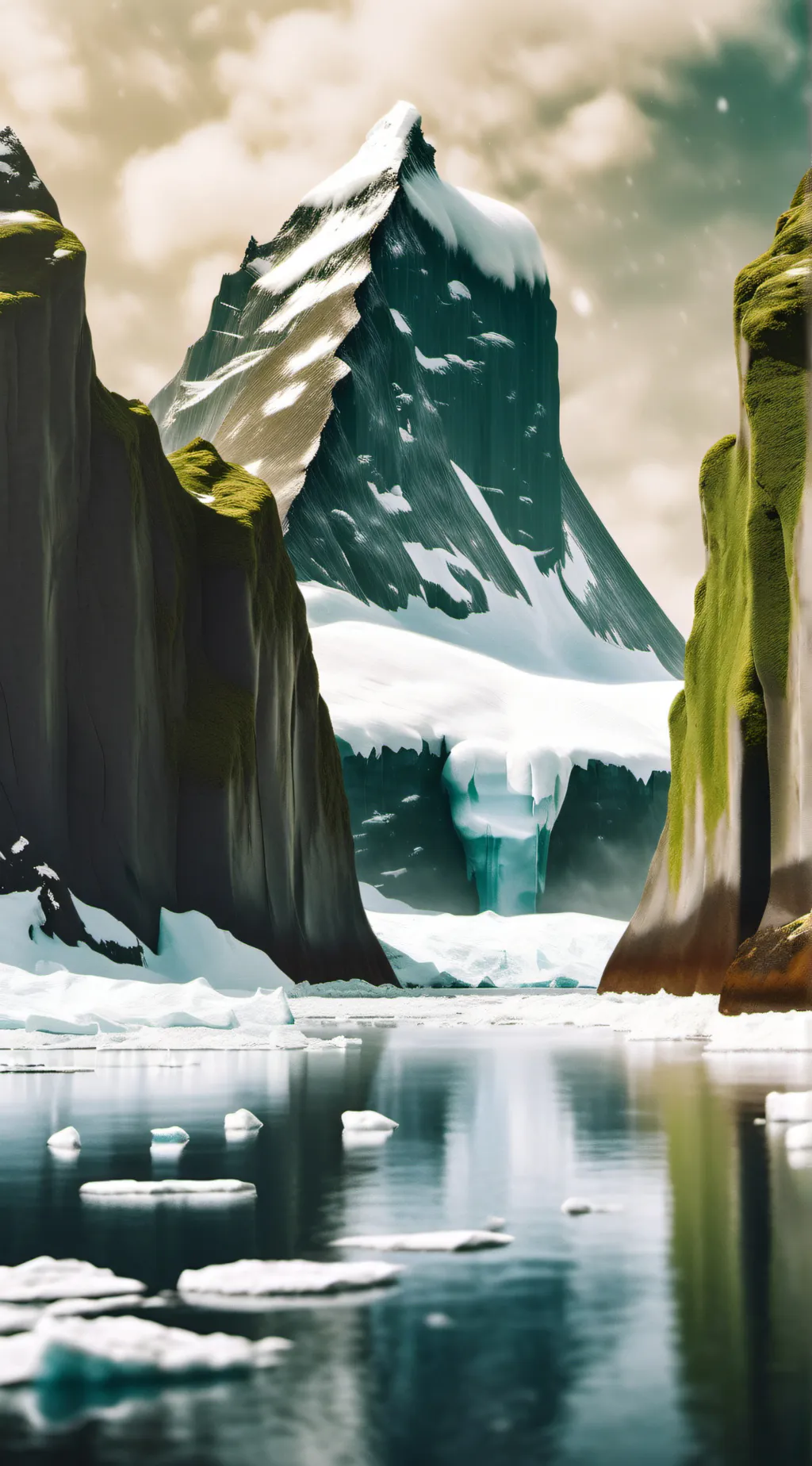 ai character: Antarctica Sprunki background