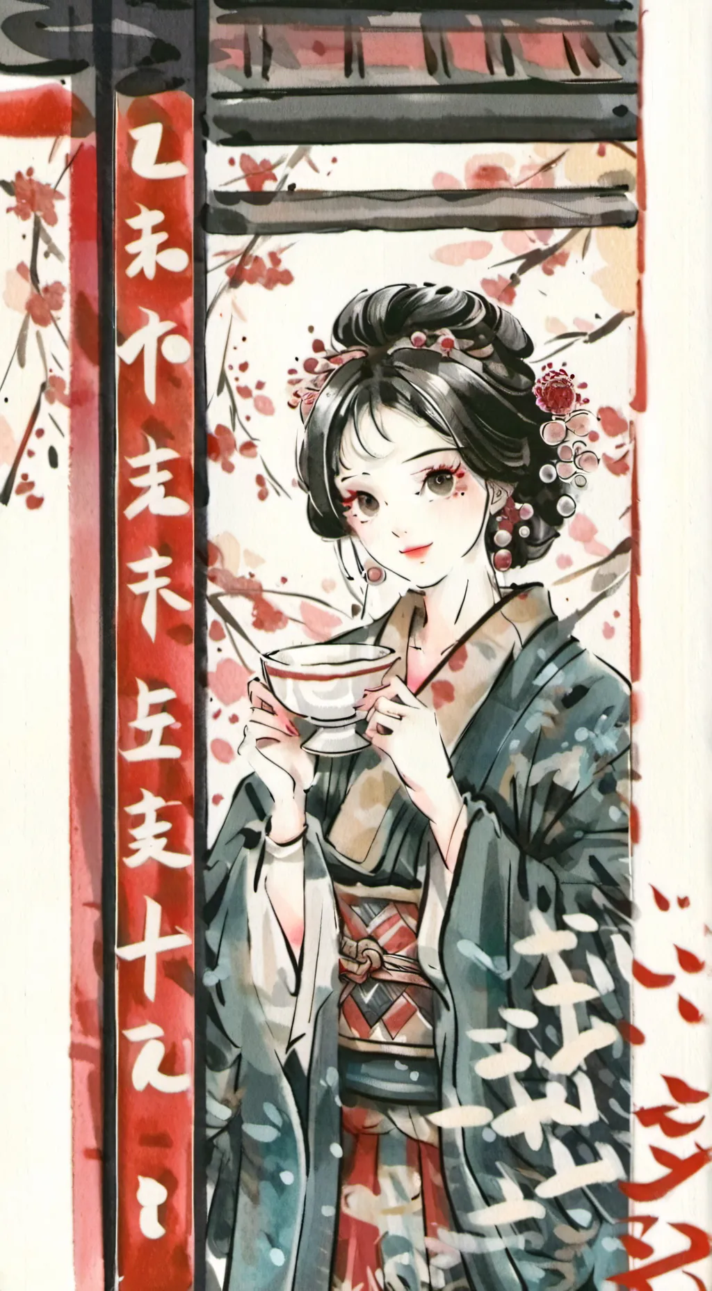 ai character: aoi x inosuke background