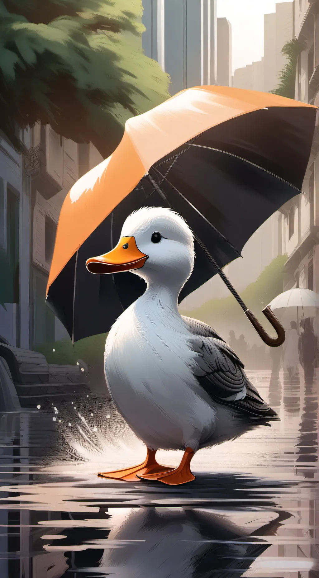 ai character: pato background