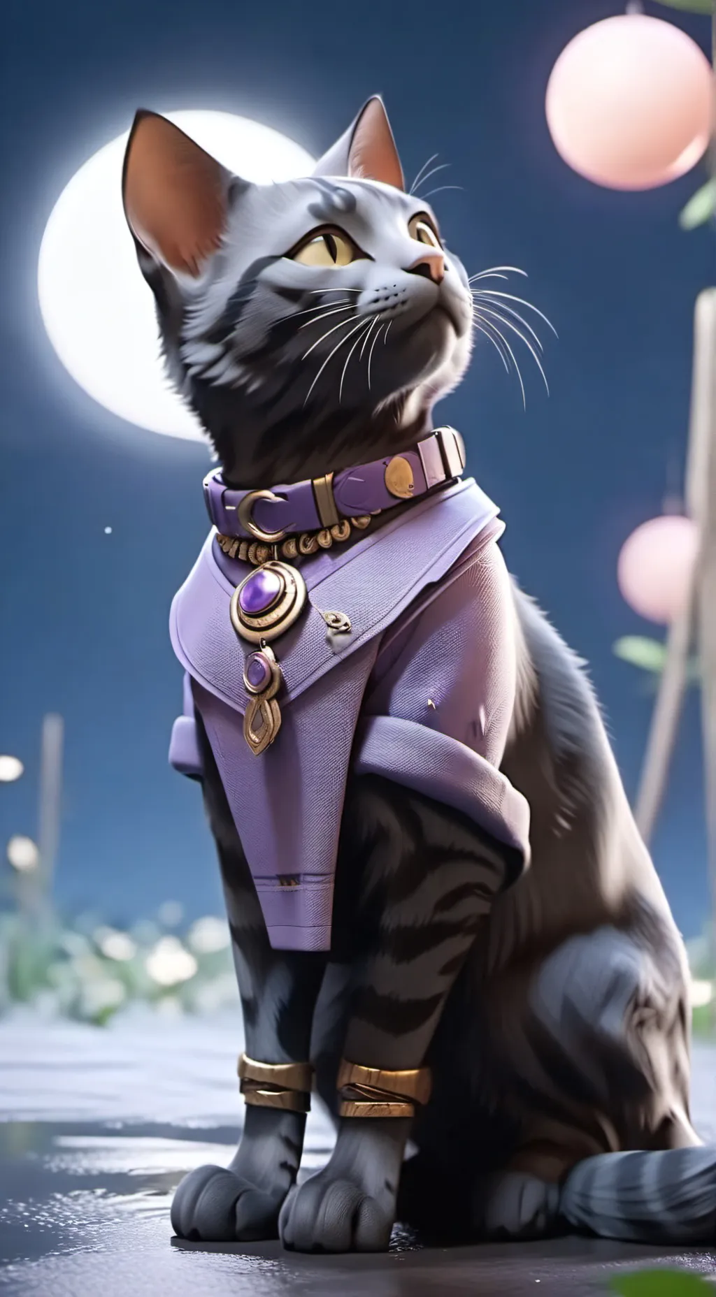 ai character: Drunk catnap background