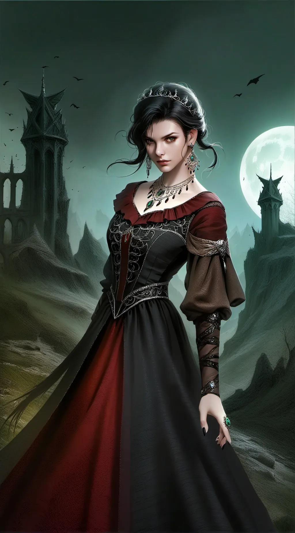 ai character: Malicé background