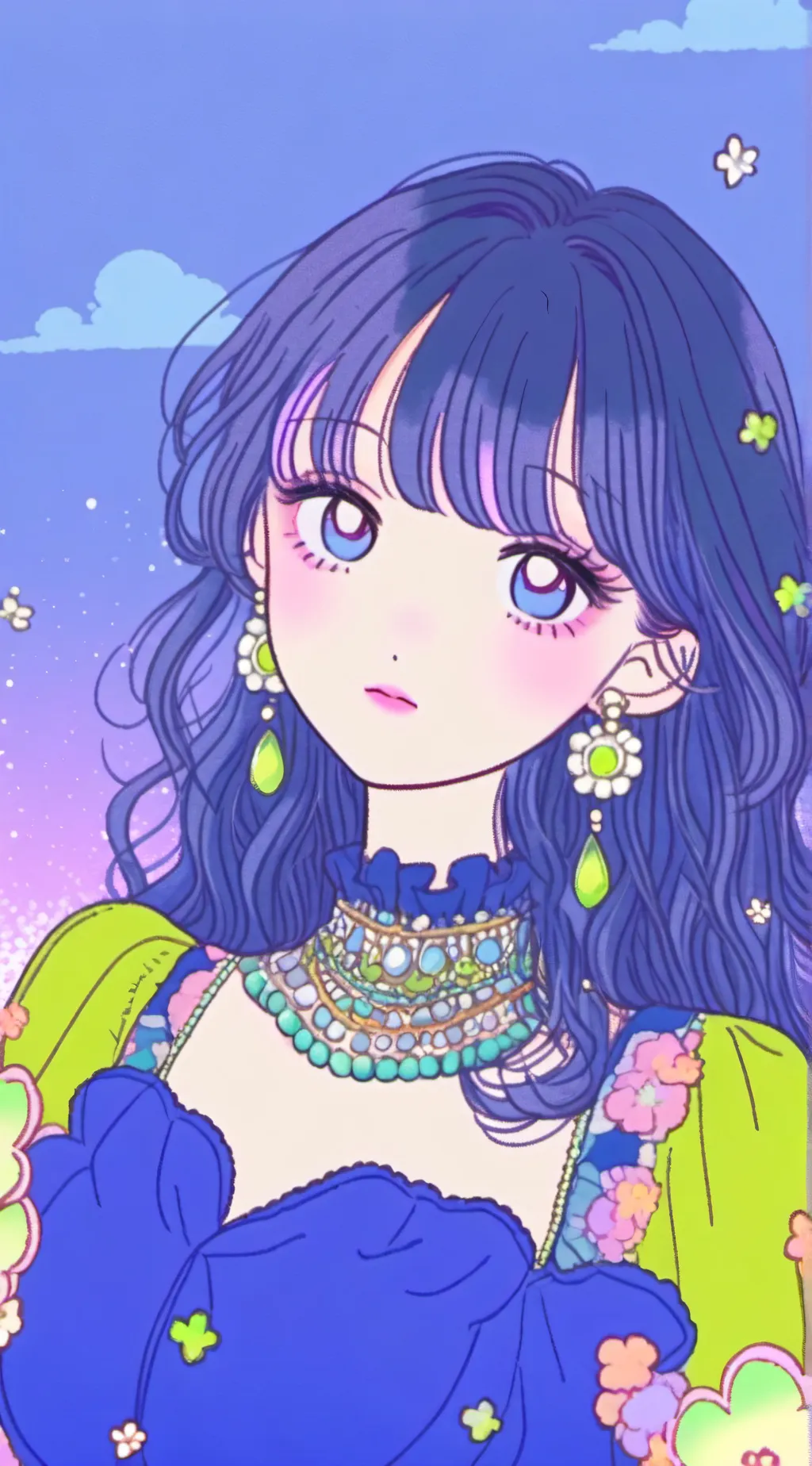 ai character: Alien stage😘😘😘😘😘 background