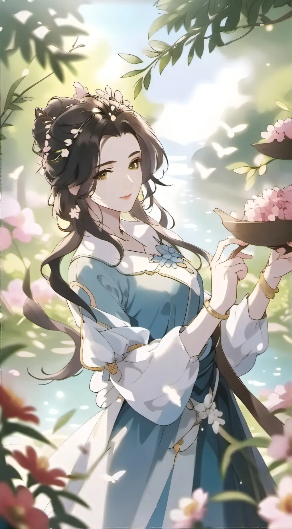 ai character: your girlfriend  background
